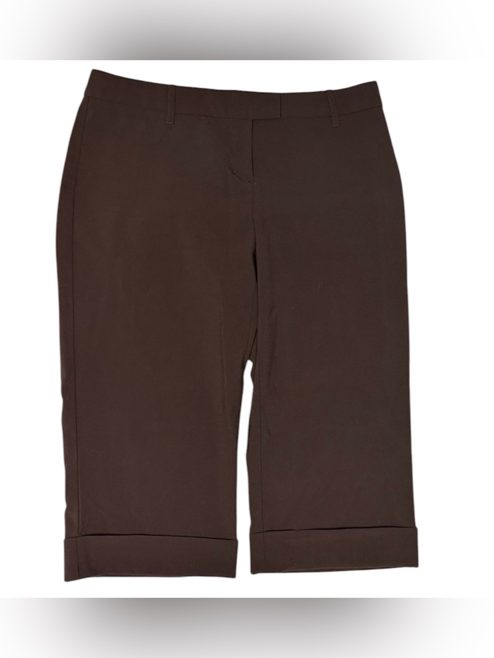 Express Design Studio Editor Size 6 Brown Bermuda Dress Shorts Y2K